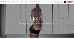 Desktop Screenshot of lekfit.com